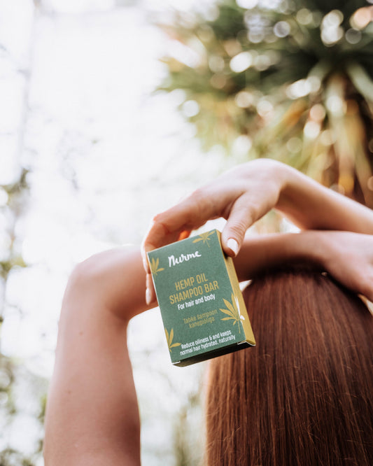 Hemp Oil Shampoo Bar – Normal & Oily Hair, 100g