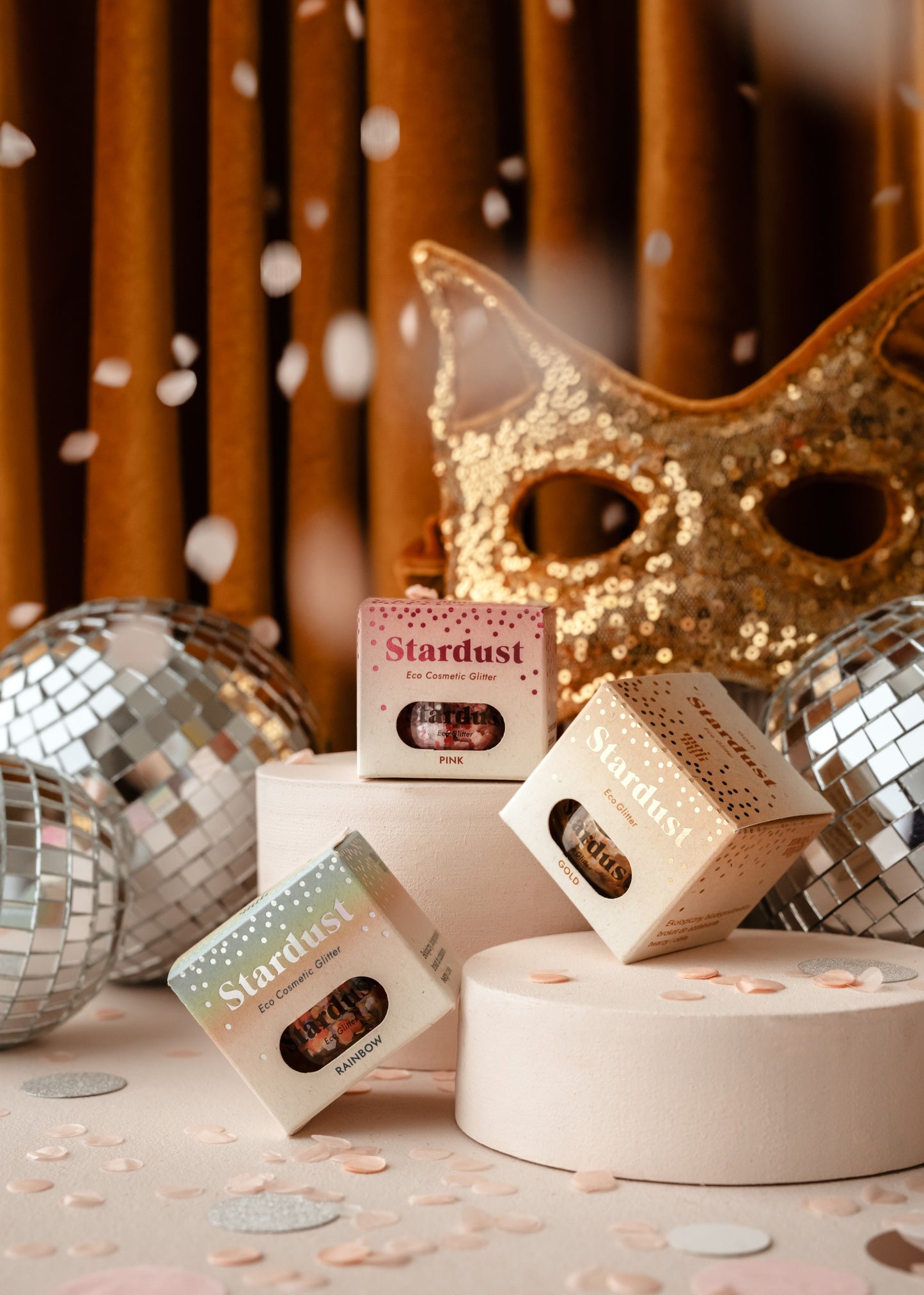 Decorative Eco Glitter - Pink Star Dust