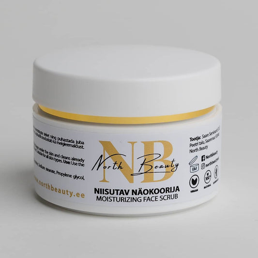 Moisturizing Face Scrub with Jojoba Oil, 50ml