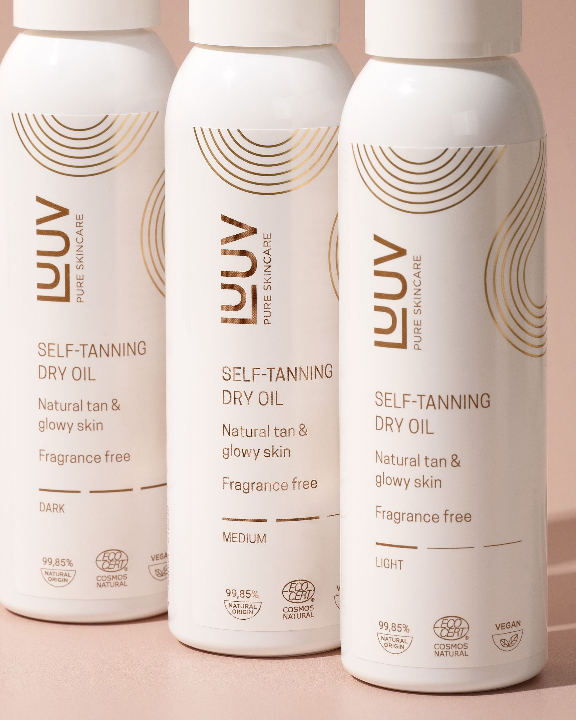 Natural Self Tanning Dry Oil Light COSMOS, 150ml